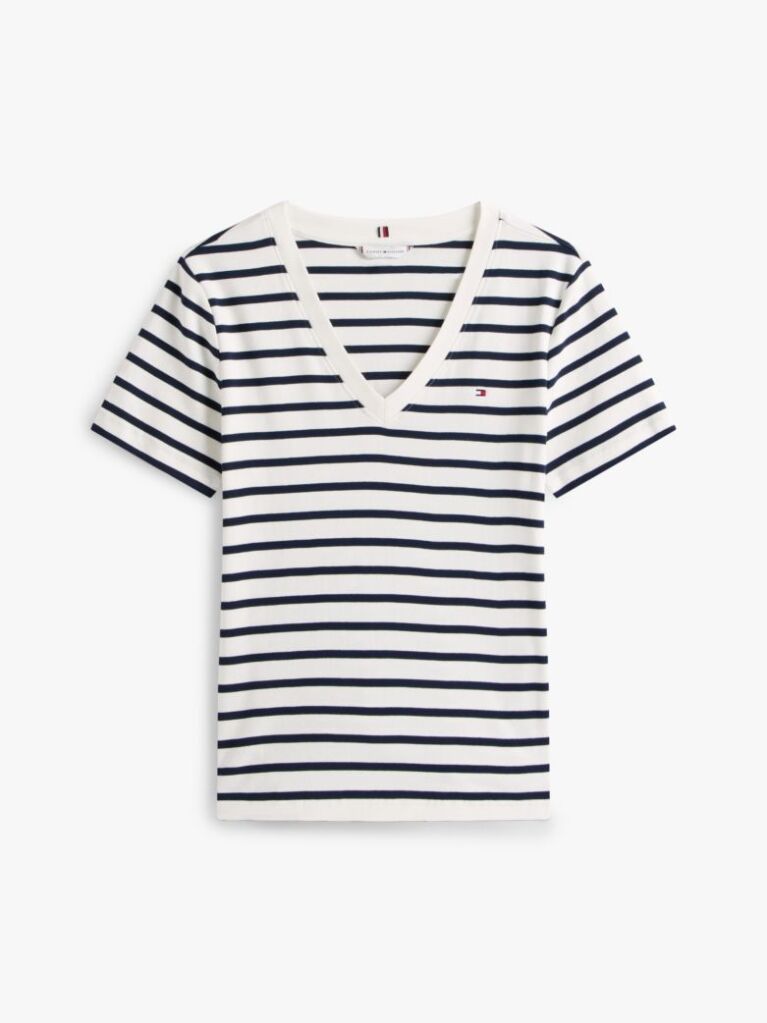 Multi V-Neck Slim Fit T-Shirt  Women