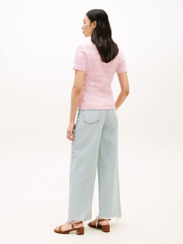 Multi V-Neck Slim Fit T-Shirt  Women