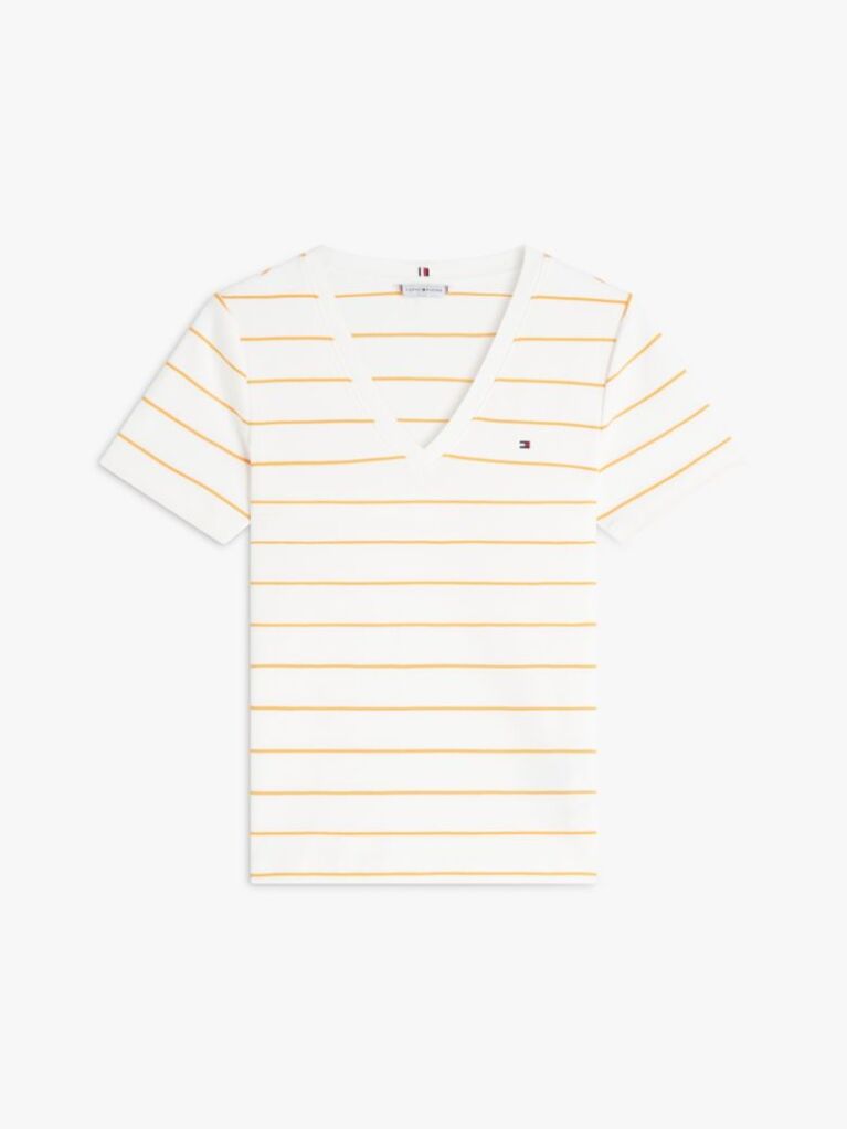 Multi V-Neck Slim Fit T-Shirt  Women