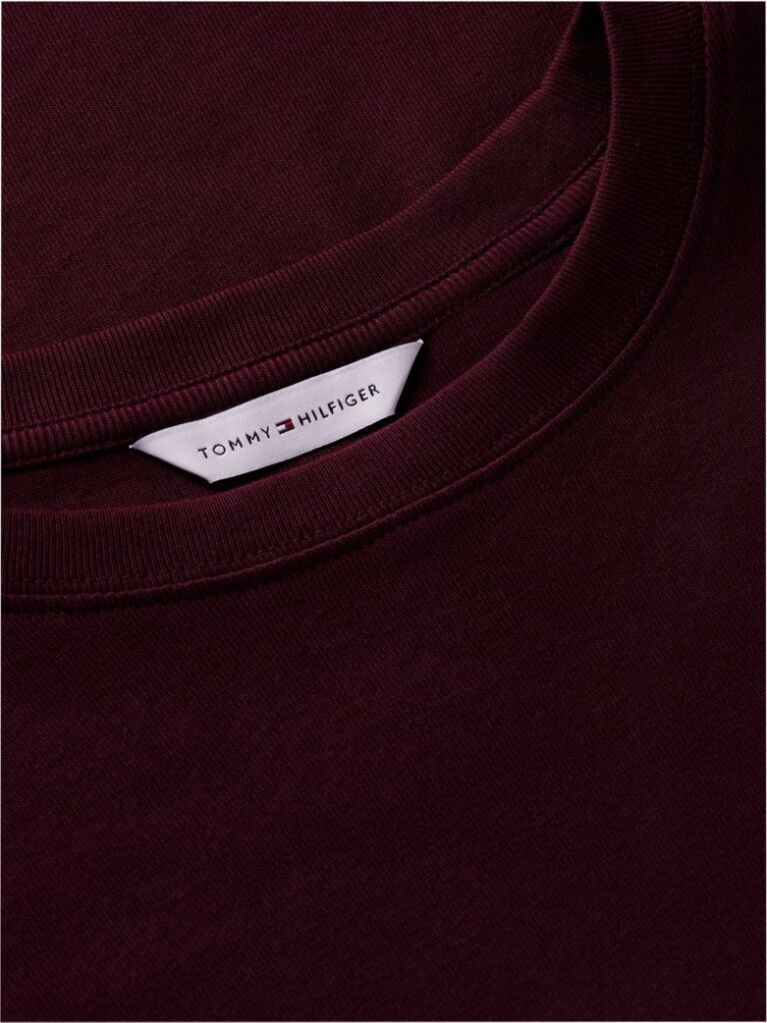 Red Flag Embroidery Ribbed Slim T-Shirt  Women
