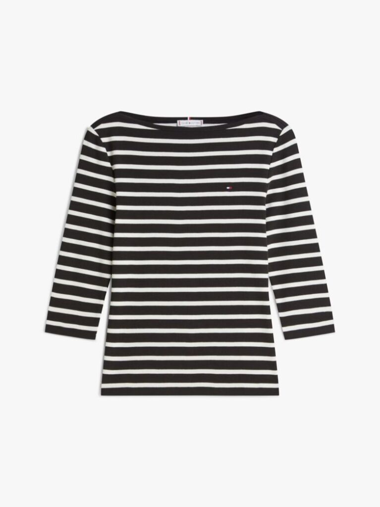Multi T-Shirt Σε Slim Γραμμή Με Boat Λαιμόκοψη  Γυναίκες