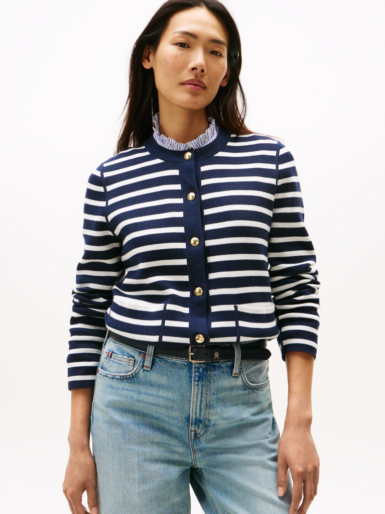 Multi Jersey Strech Reversible Cardigan  Women