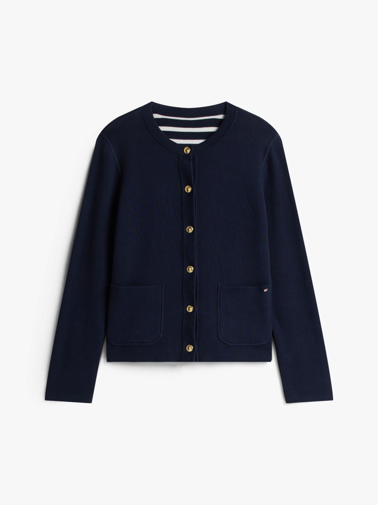 Multi Jersey Strech Reversible Cardigan  Women