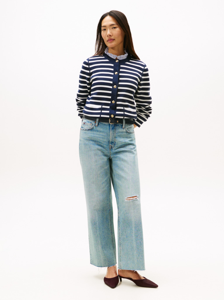 Multi Jersey Strech Reversible Cardigan  Women