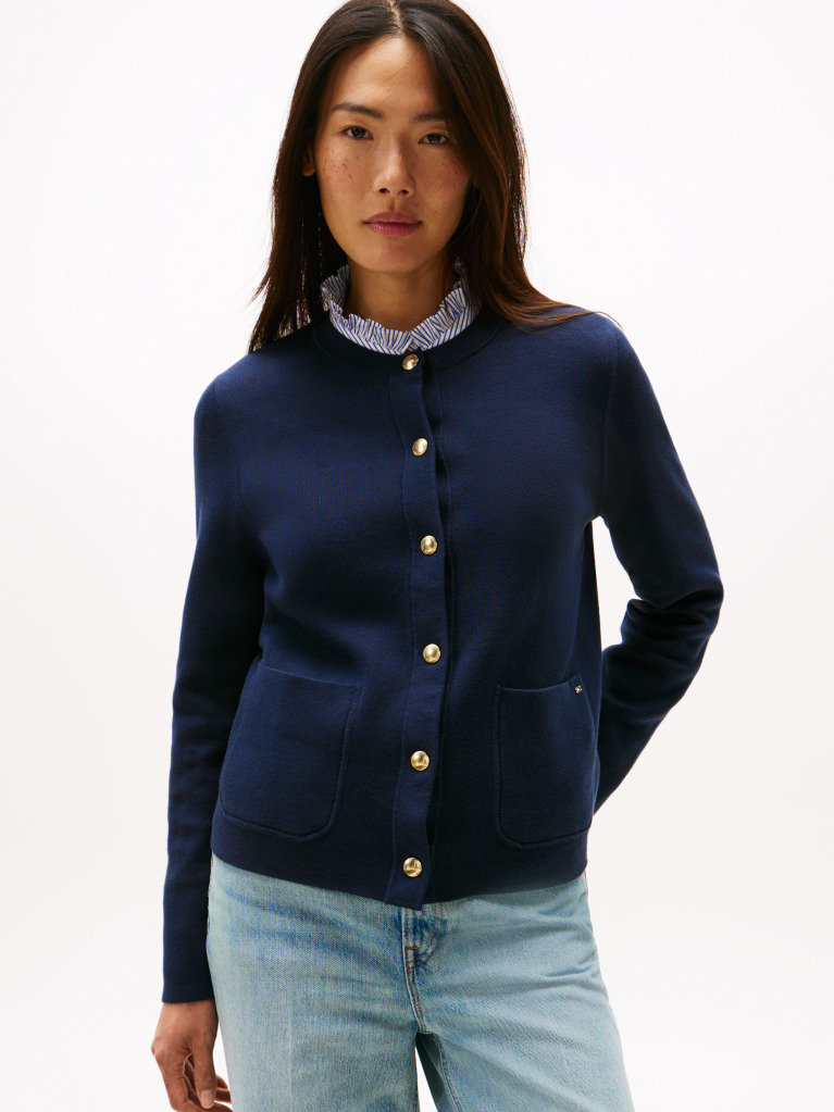 Multi Jersey Strech Reversible Cardigan  Women