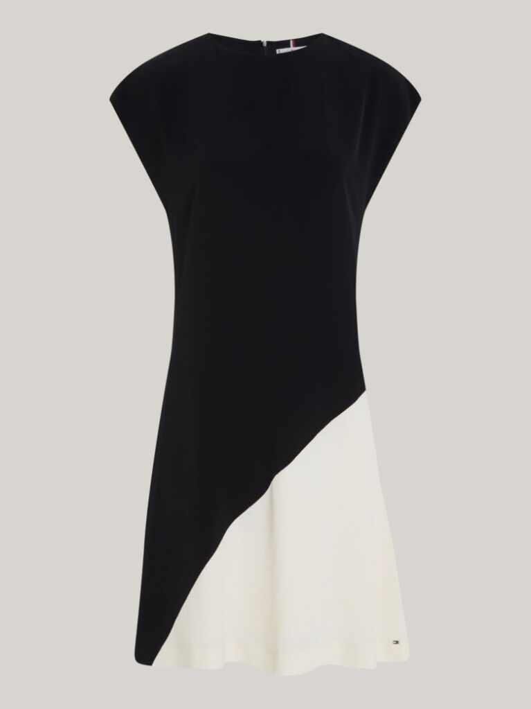 Multi Colour-Blocked Knee Length Dress  Women