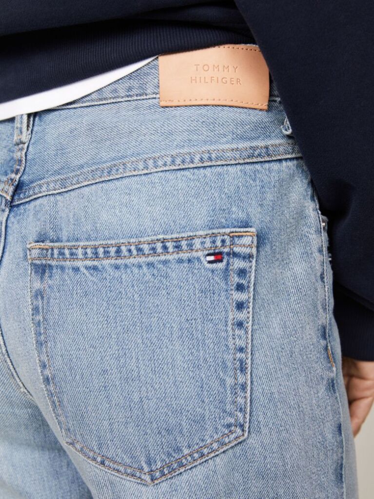 Denim Classics Mid Rise Straight Distressed Jeans  Women