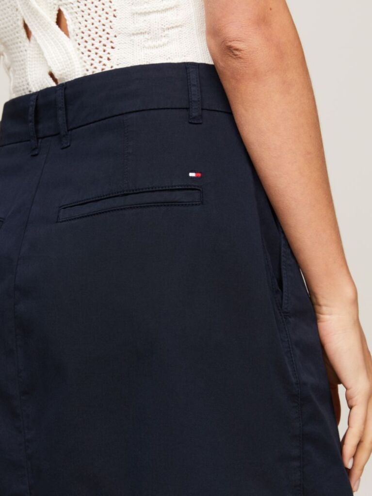 Blue Flag Garment Dyed Chino Mini Skirt  Women
