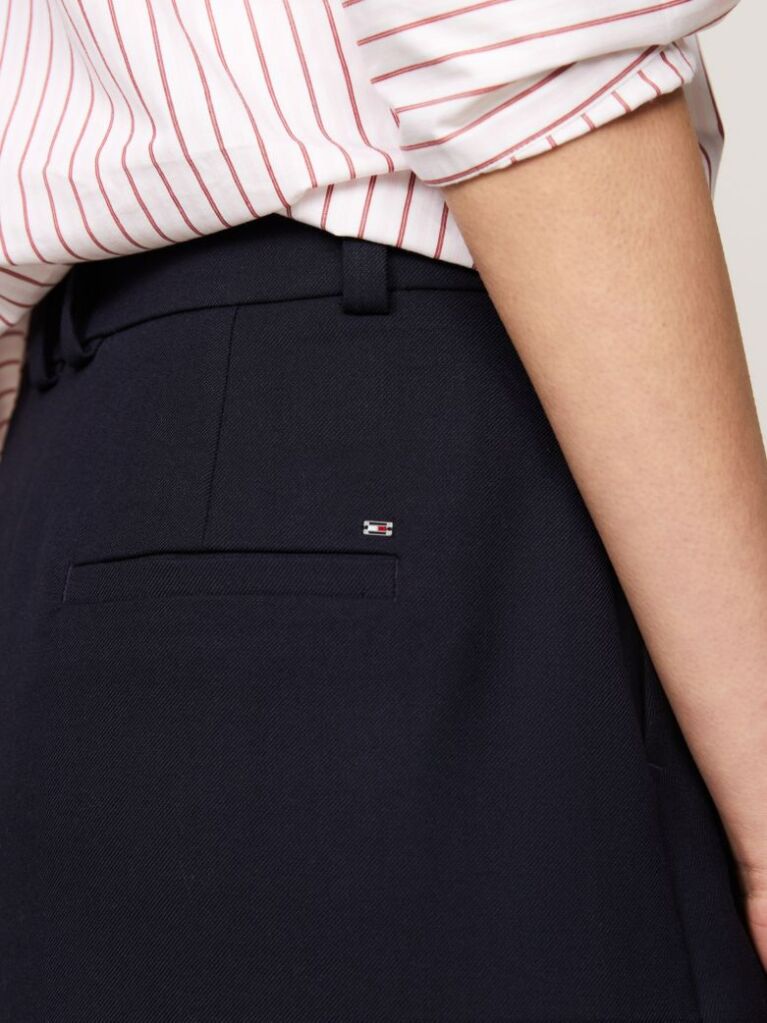 Blue Flag Embroidery A-Line Mini Skirt  Women