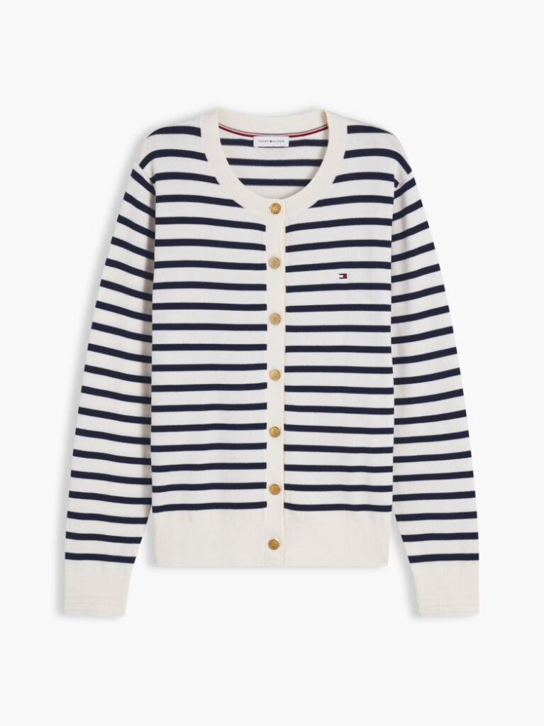 Multi Jersey Crew Neck Cardigan  Women
