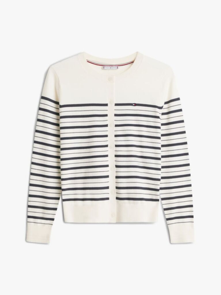 Multi Jersey Crew Neck Cardigan  Women