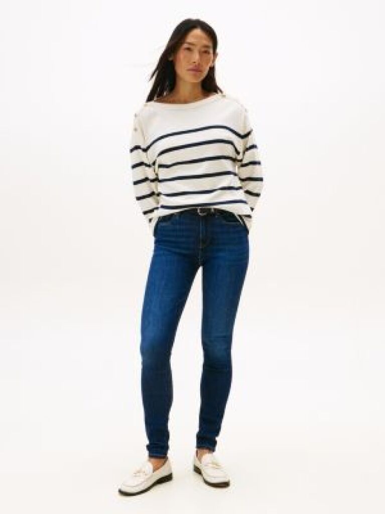 Blue Skinny Jeans Dark Blue  Women