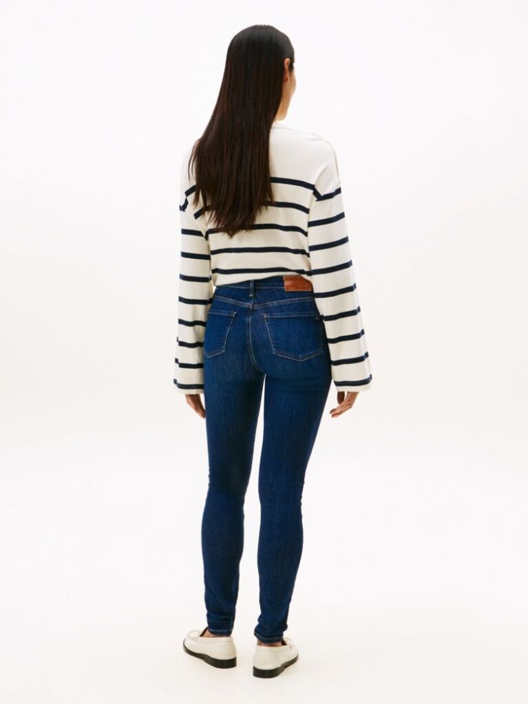 Blue Skinny Jeans Dark Blue  Women
