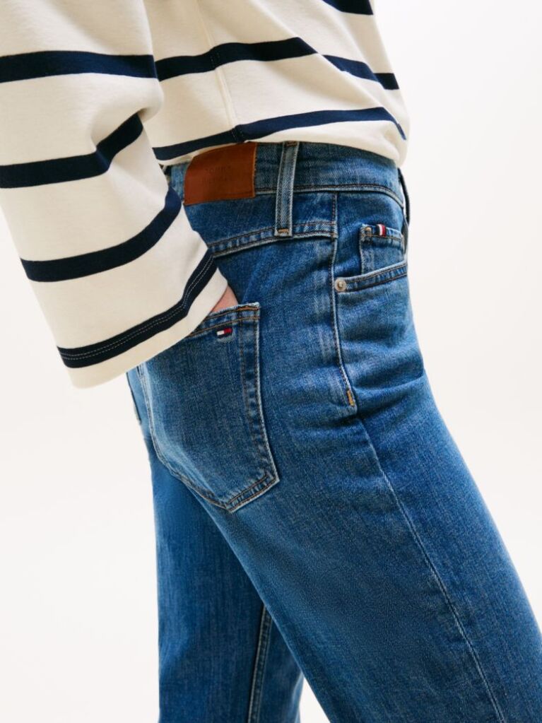 Blue Classics Mid Rise Straight Jeans  Women