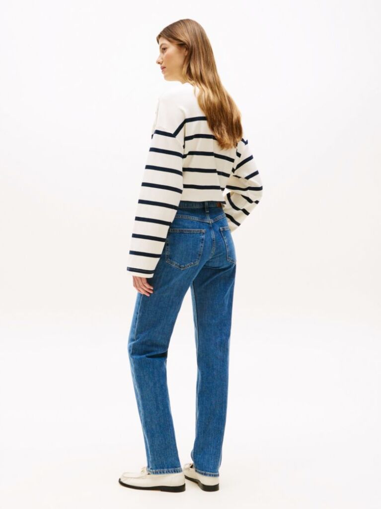 Blue Classics Mid Rise Straight Jeans  Women