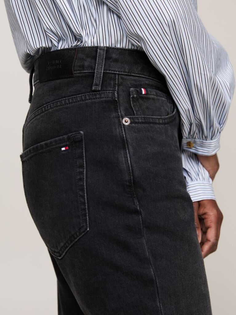 Black High Rise Slim Ankle Jeans  Women