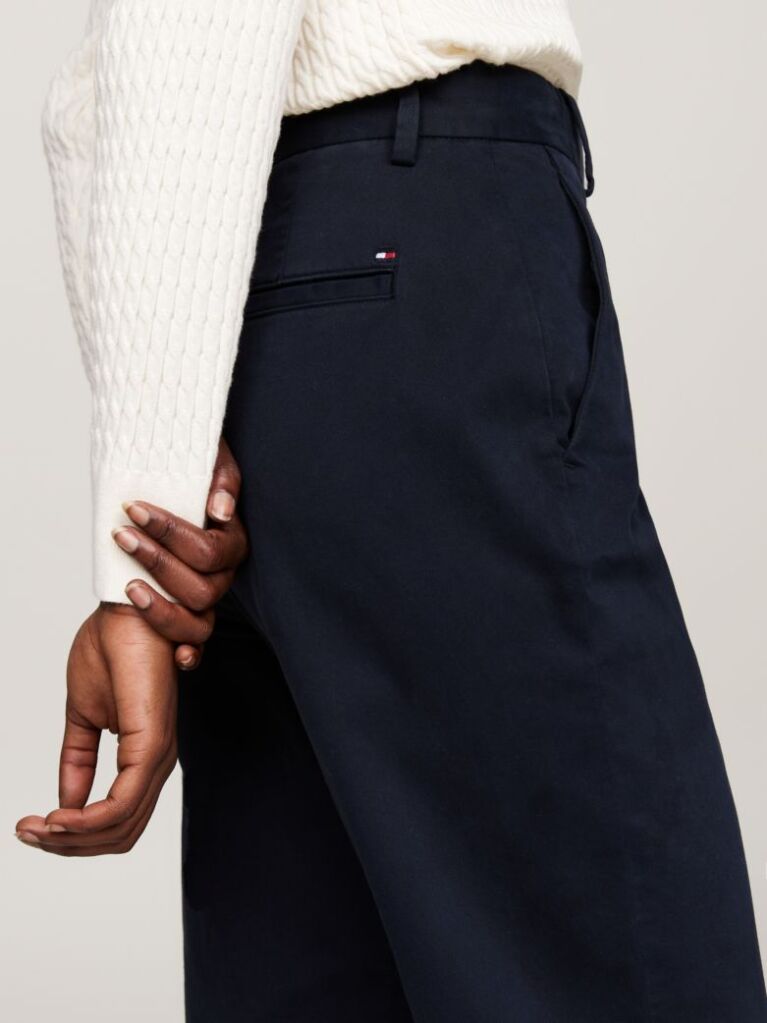Multi Stretch Cotton Slim Straight Chinos  Women
