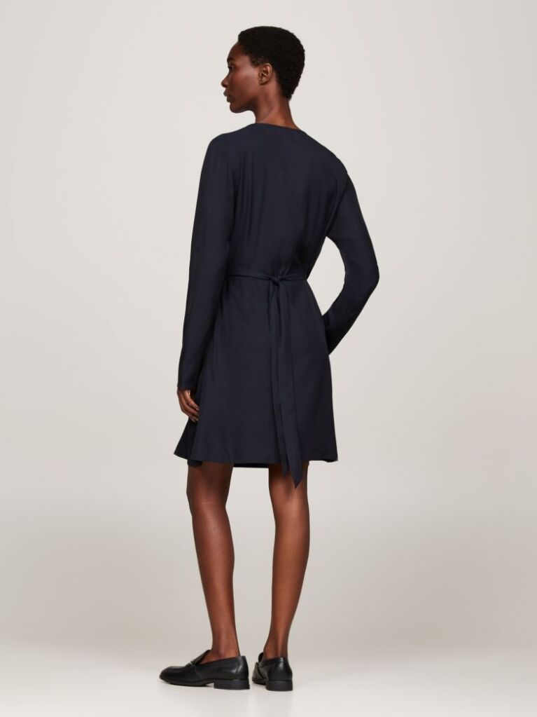 Multi Double Breasted Wrap Mini Dress  Women