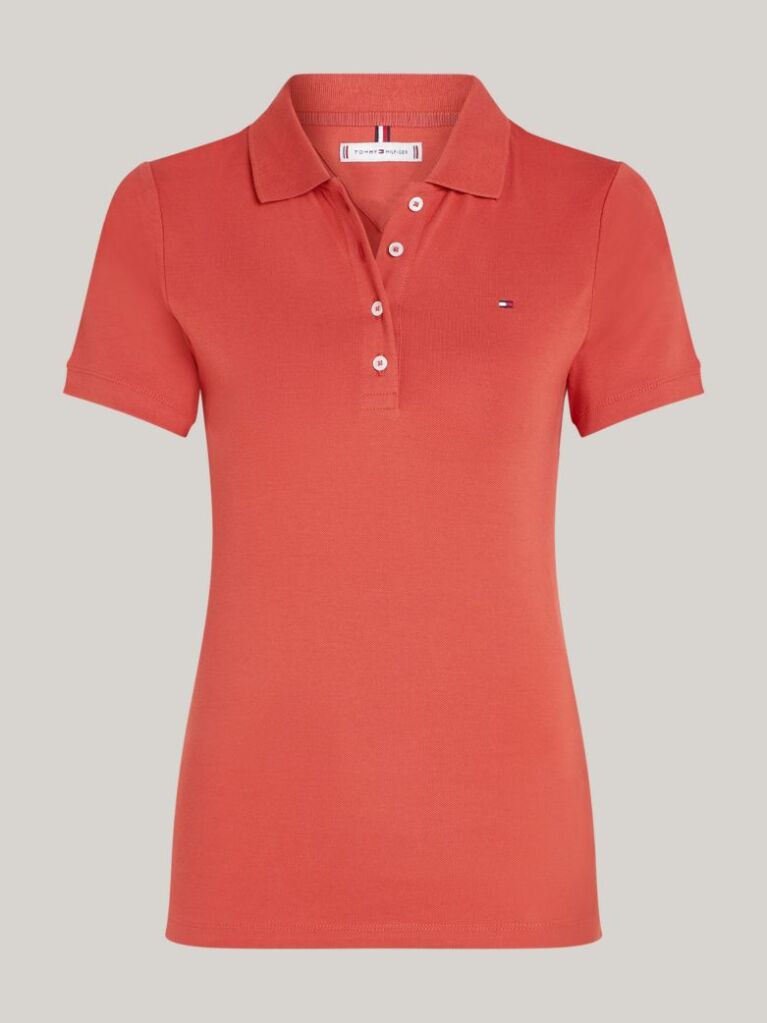 Red 1985 Collection Slim Fit Polo Shirt  Women