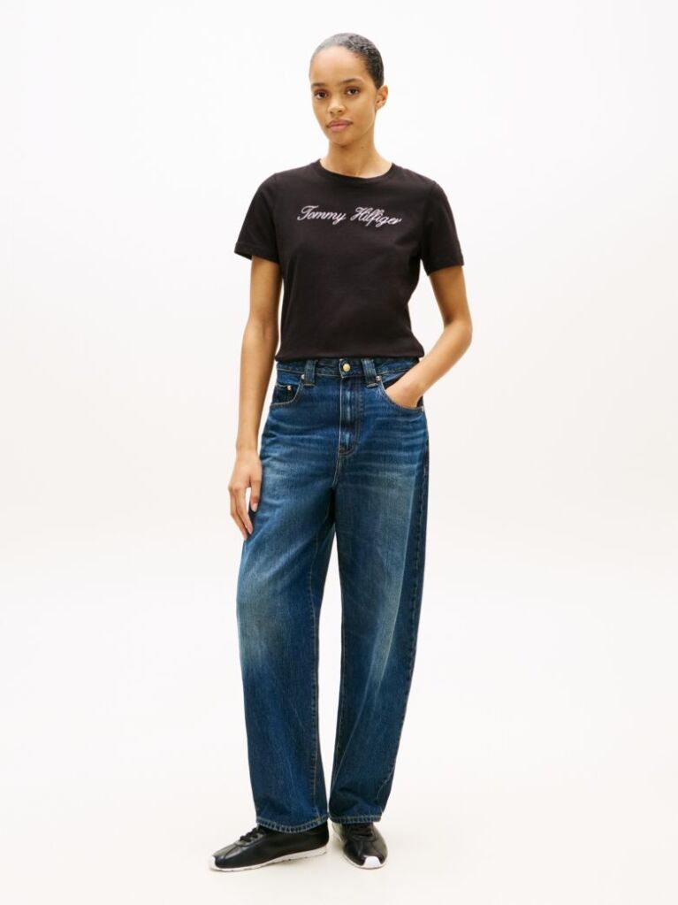 Black Logo T-Shirt  Women