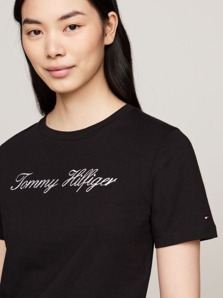 Black Logo T-Shirt  Women