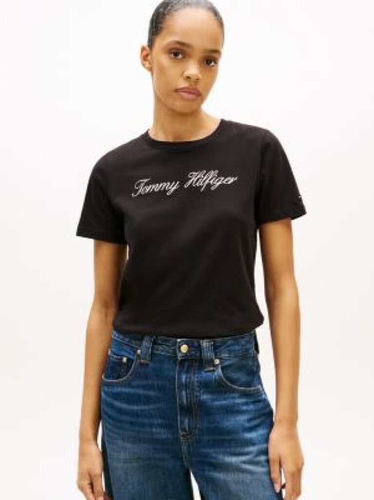 Black Logo T-Shirt  Women