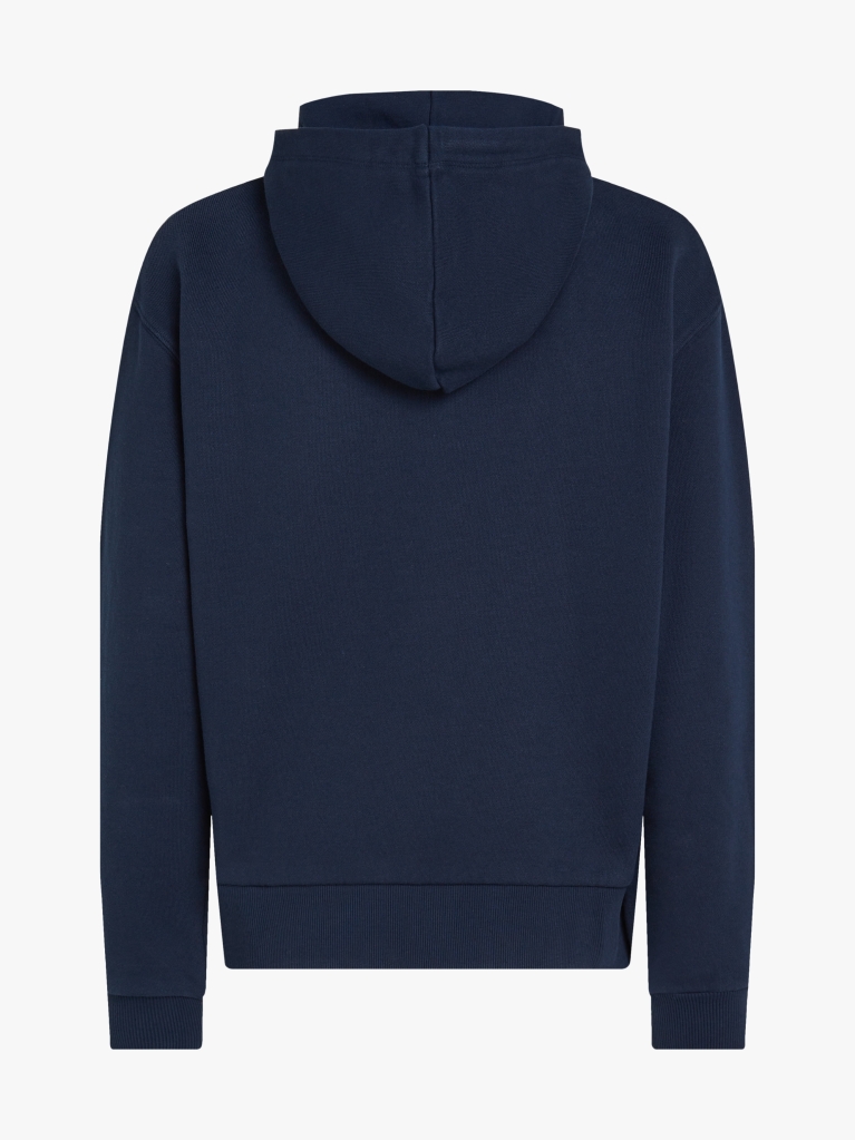 Blue Logo Embroidery Hoody  Women