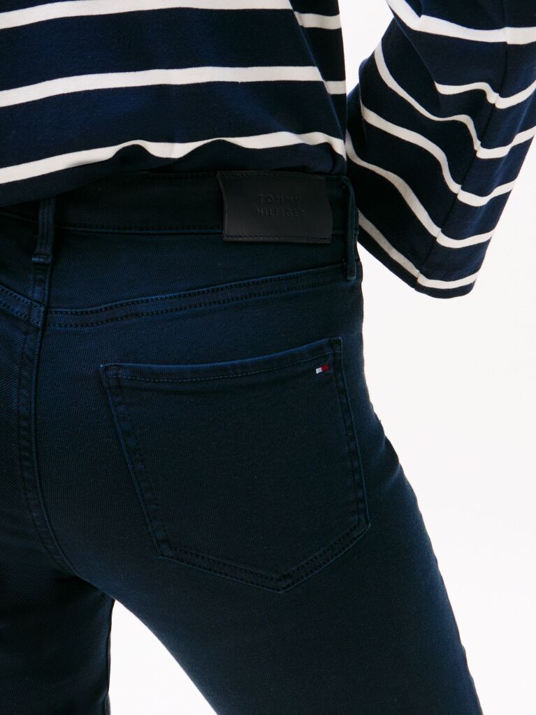 Blue Como Mid Rise Skinny Jeans  Women