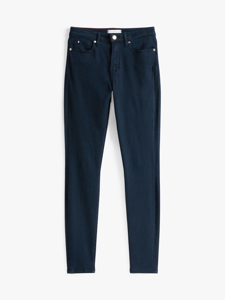 Blue Como Mid Rise Skinny Jeans  Women