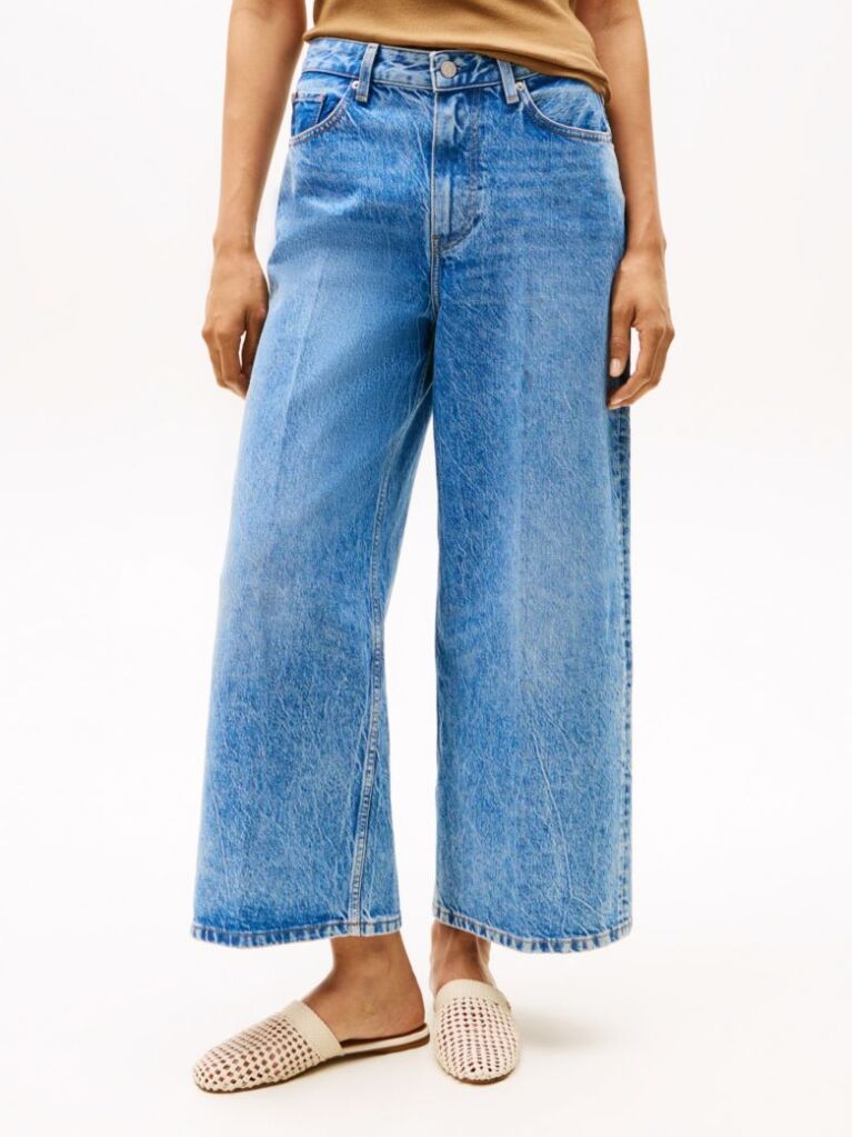 Blue Wide Leg Jeans  Women