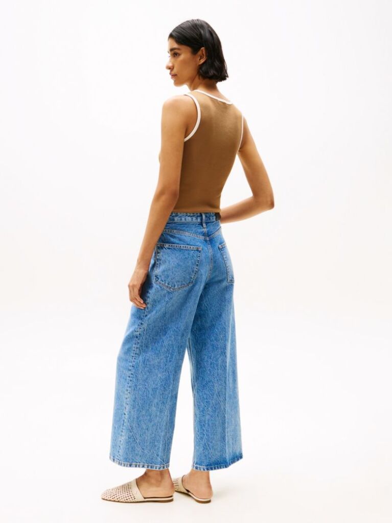 Blue Wide Leg Jeans  Women