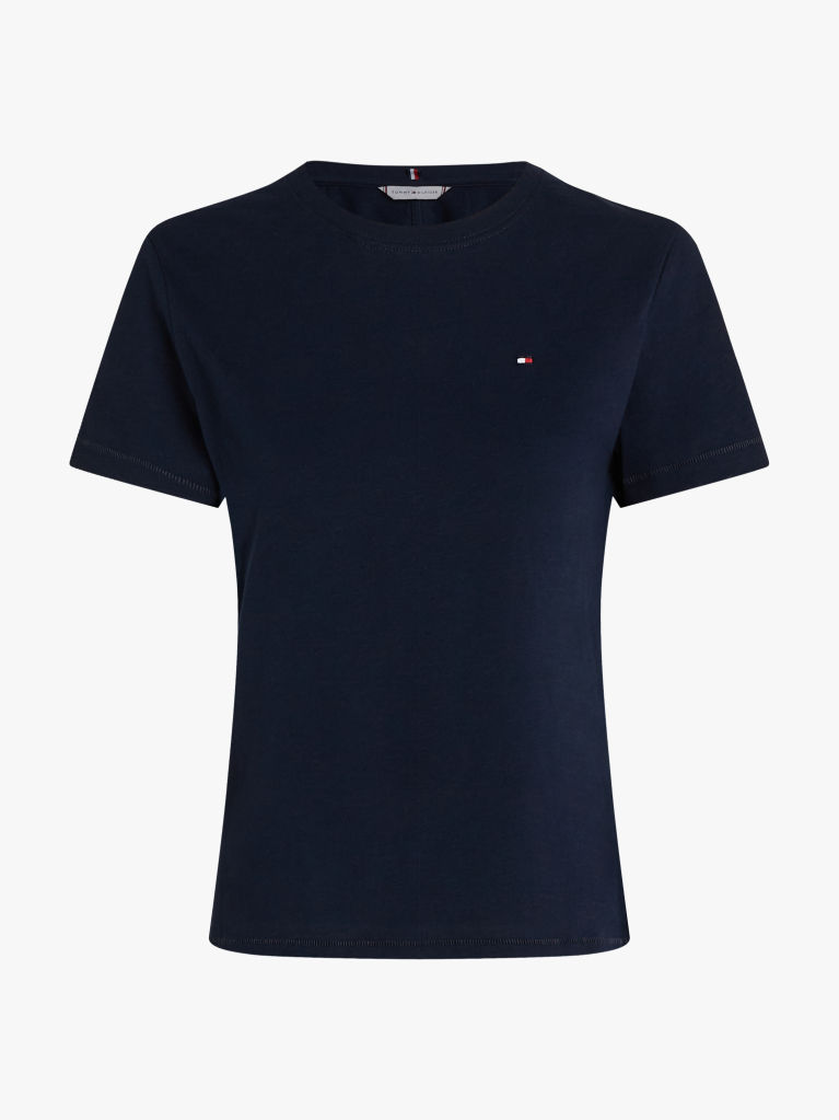 Μπλε T-Shirt Σε Κανονική Γραμμή  Γυναίκες