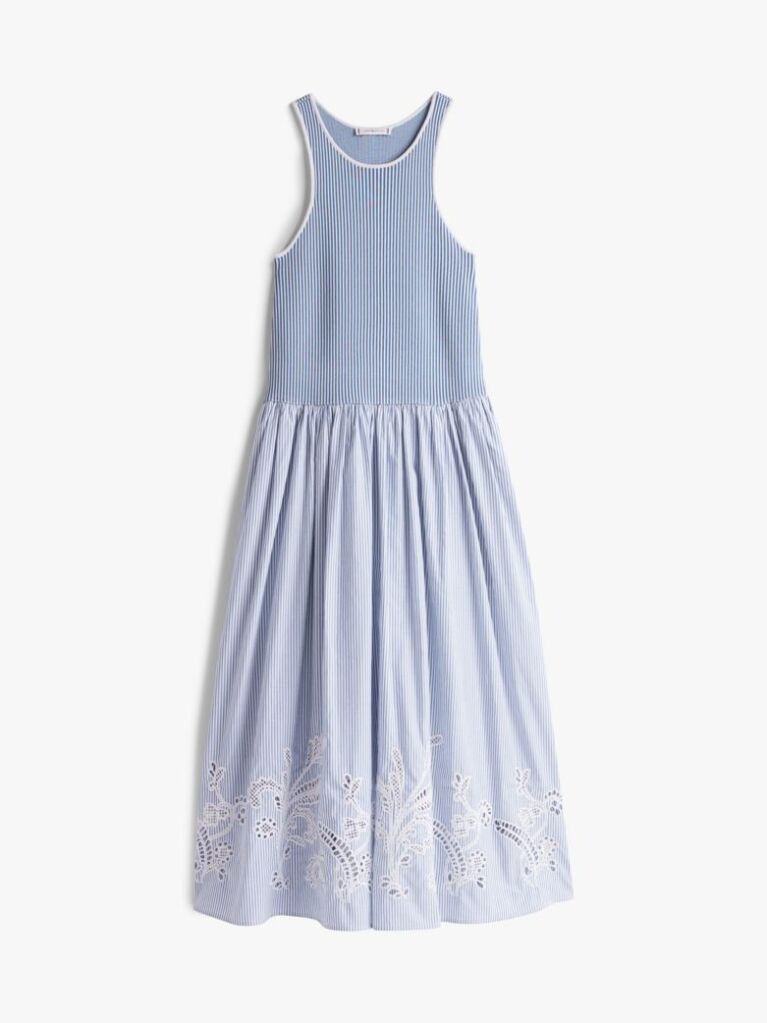 Multi Broderie Anglaise Maxi Dress  Women
