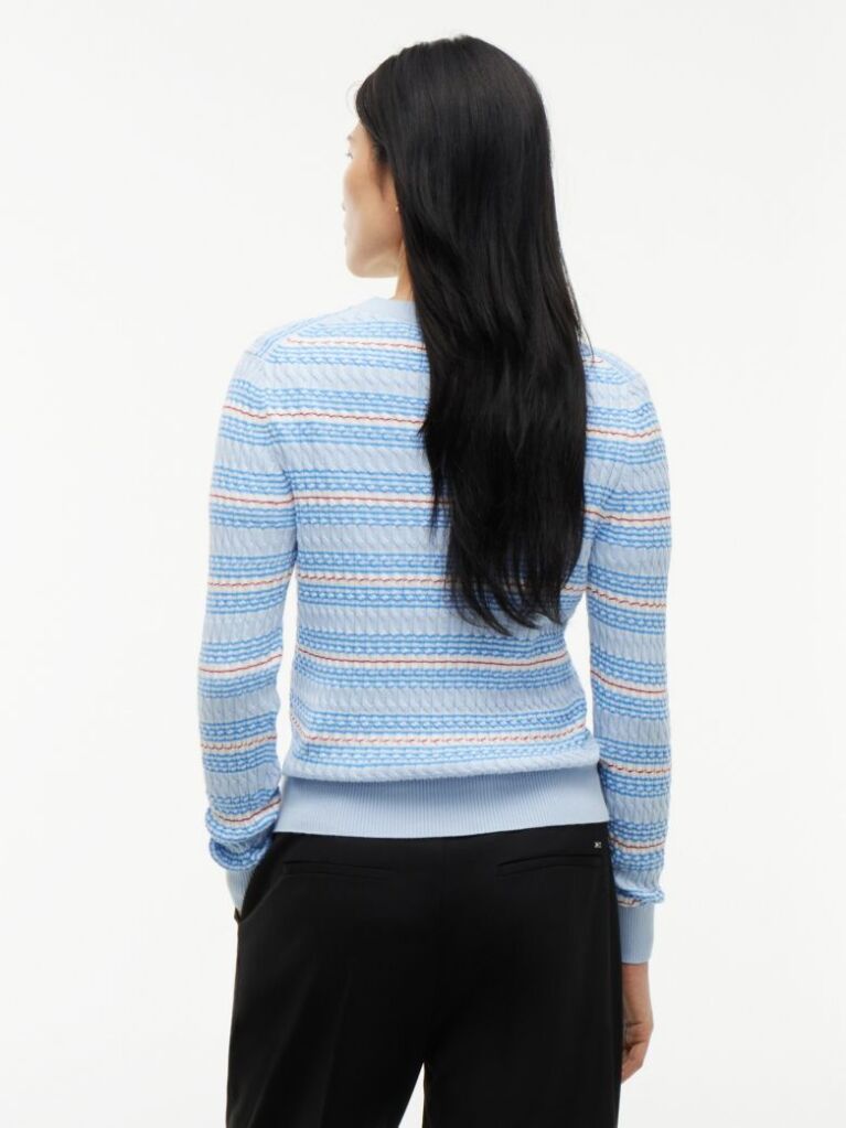 Multi Fine Cable Knit Jumper  Women