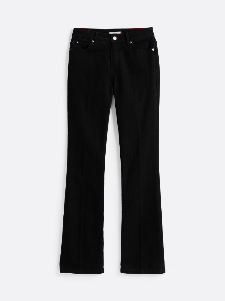 Μαύρο Μαύρο Bootcut Τζιν Με Κανονική Μέση  Γυναίκες