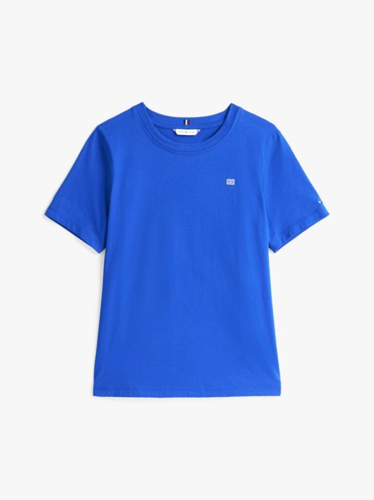 Blue Contrast Flag T-Shirt  Women