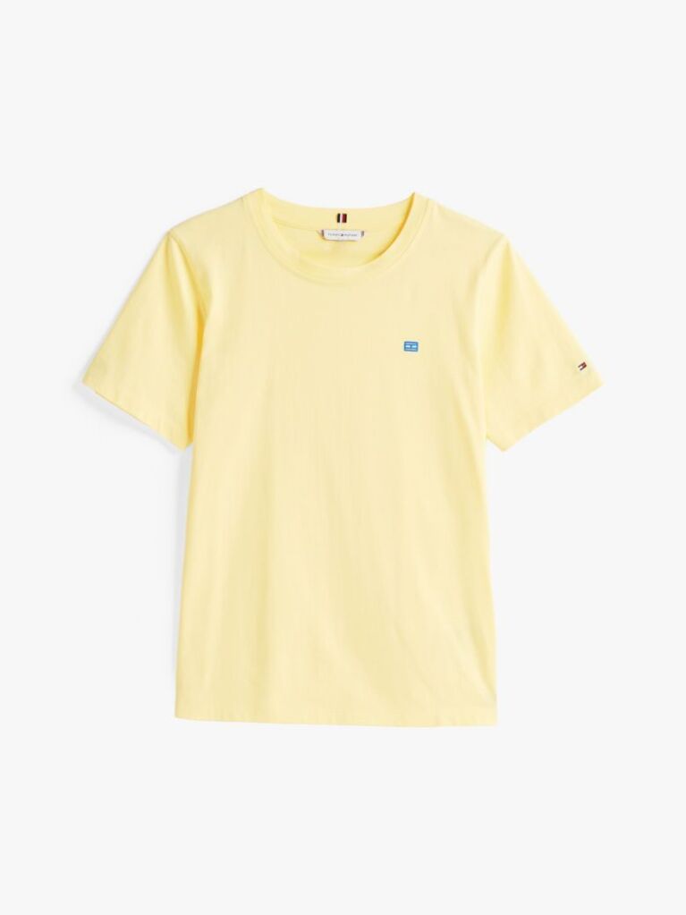 Yellow Contrast Flag T-Shirt  Women