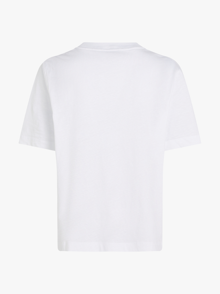 White Logo T-Shirt  Women