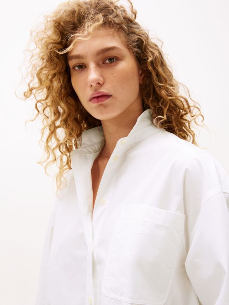 Άσπρο The Sofia Capsule Oversized Πουκάμισο Σε Boyfriend Γραμμή  Γυναίκες