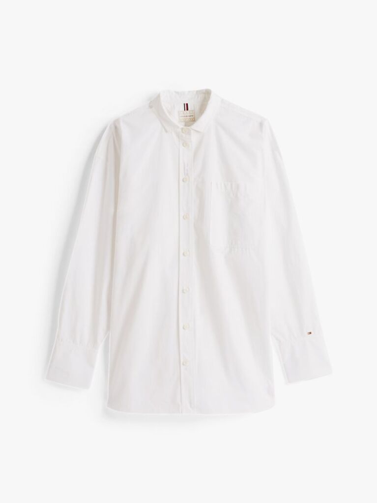 Άσπρο The Sofia Capsule Oversized Πουκάμισο Σε Boyfriend Γραμμή  Γυναίκες