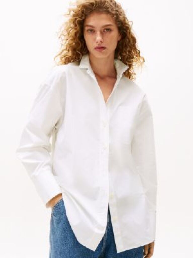 Άσπρο The Sofia Capsule Oversized Πουκάμισο Σε Boyfriend Γραμμή  Γυναίκες