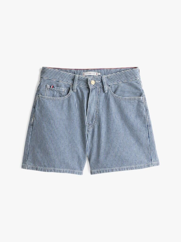 Multi Ριγέ Εβαζέ Denim Σορτς  Γυναίκες
