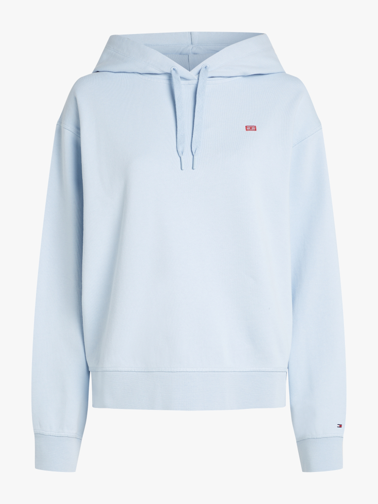 Μπλε Hoody Με Κεντητό Σημαιάκι Σε Αντίθεση  Γυναίκες