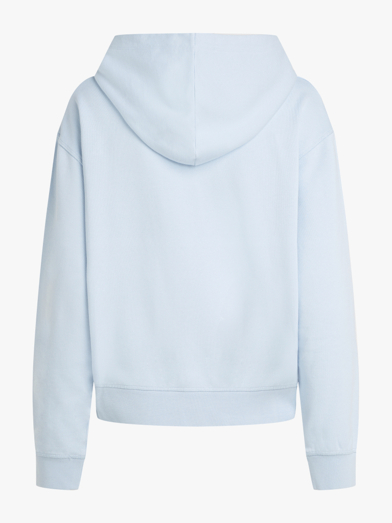 Μπλε Hoody Με Κεντητό Σημαιάκι Σε Αντίθεση  Γυναίκες