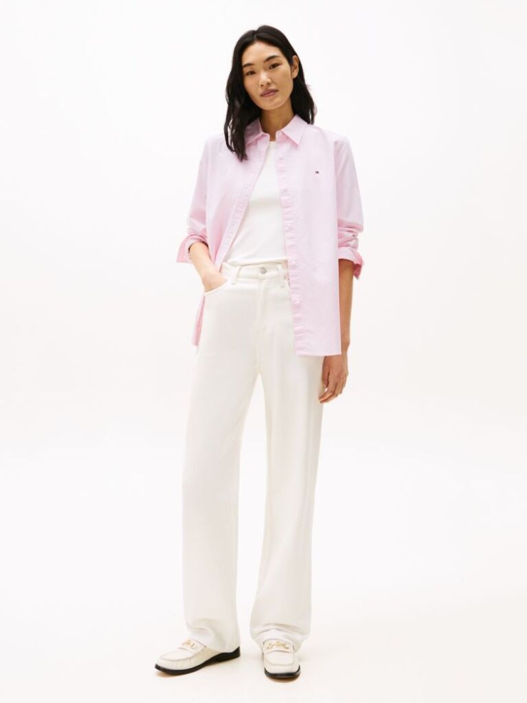 Multi Relaxed Fit Oxford Shirt  Women
