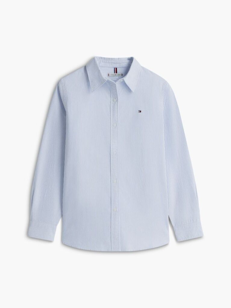 Blue Relaxed Fit Oxford Shirt  Women