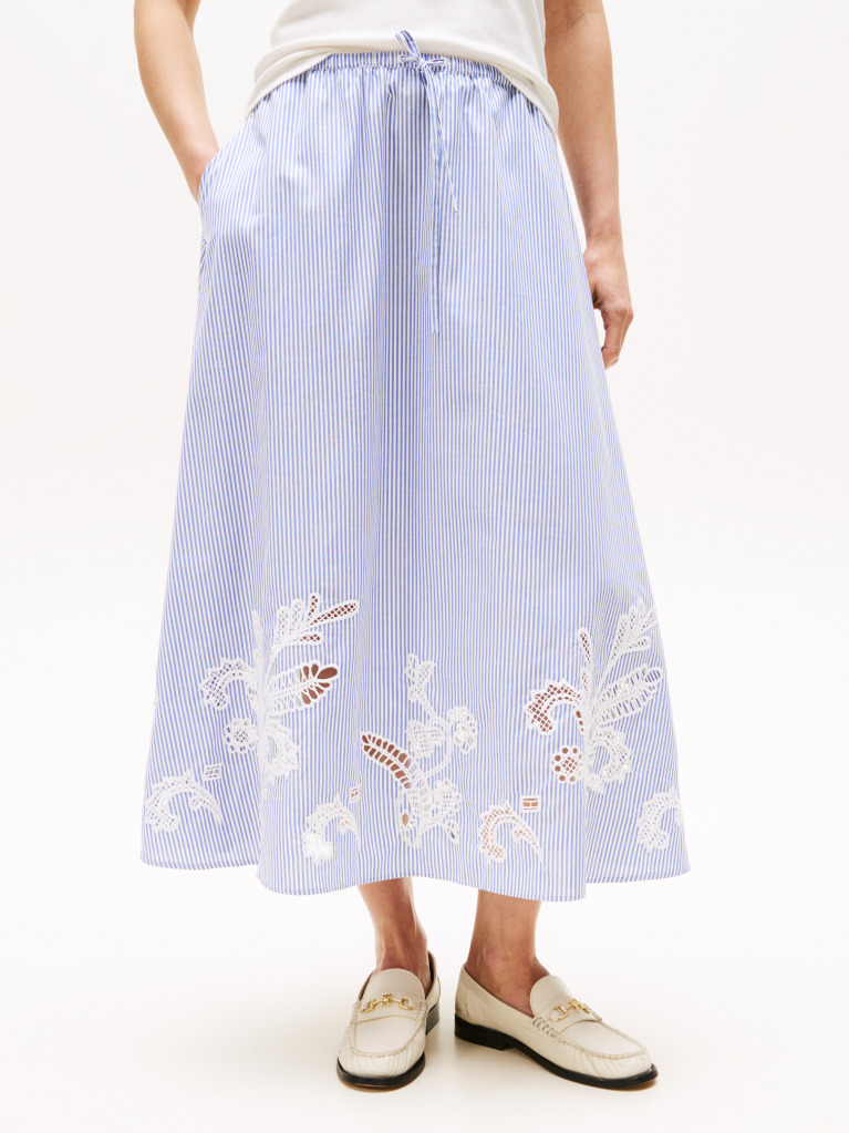 Multi Maxi Φούστα Με Αγγλικό Broderie  Γυναίκες