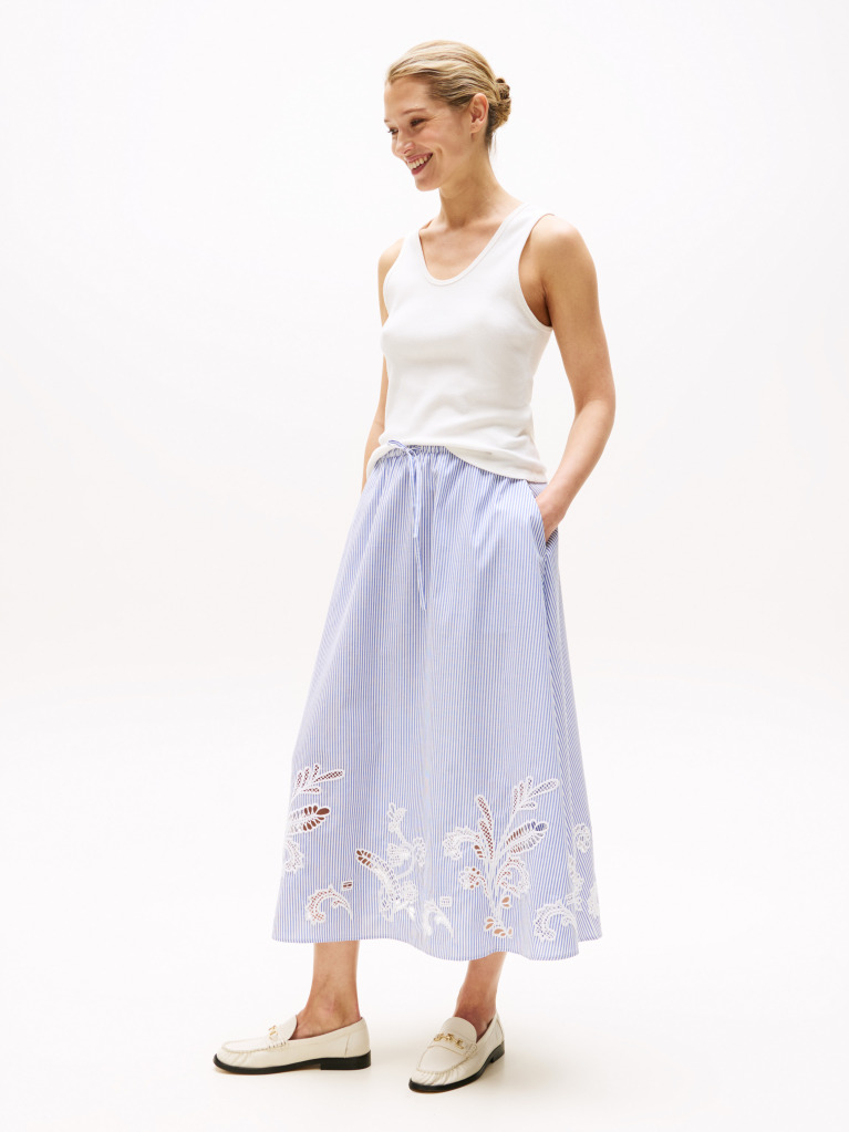 Multi Maxi Φούστα Με Αγγλικό Broderie  Γυναίκες