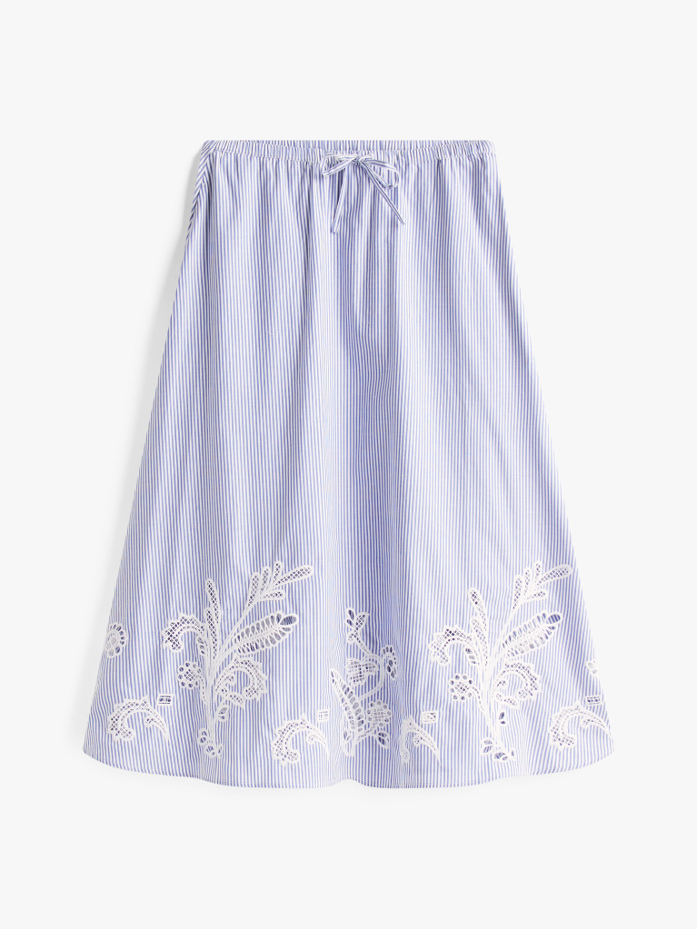 Multi Maxi Φούστα Με Αγγλικό Broderie  Γυναίκες