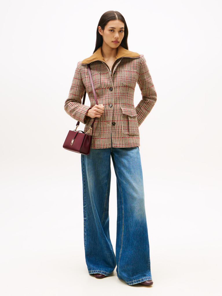 Multi Regular Fit Tweed Single Breasted Blazer  Women